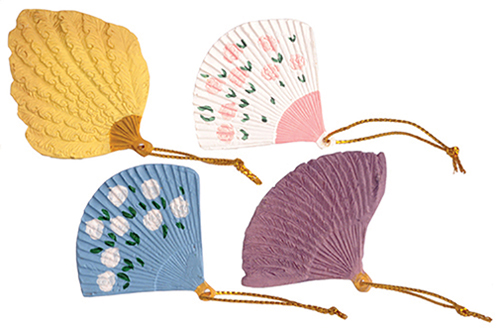 Assorted Fans, 4 per package